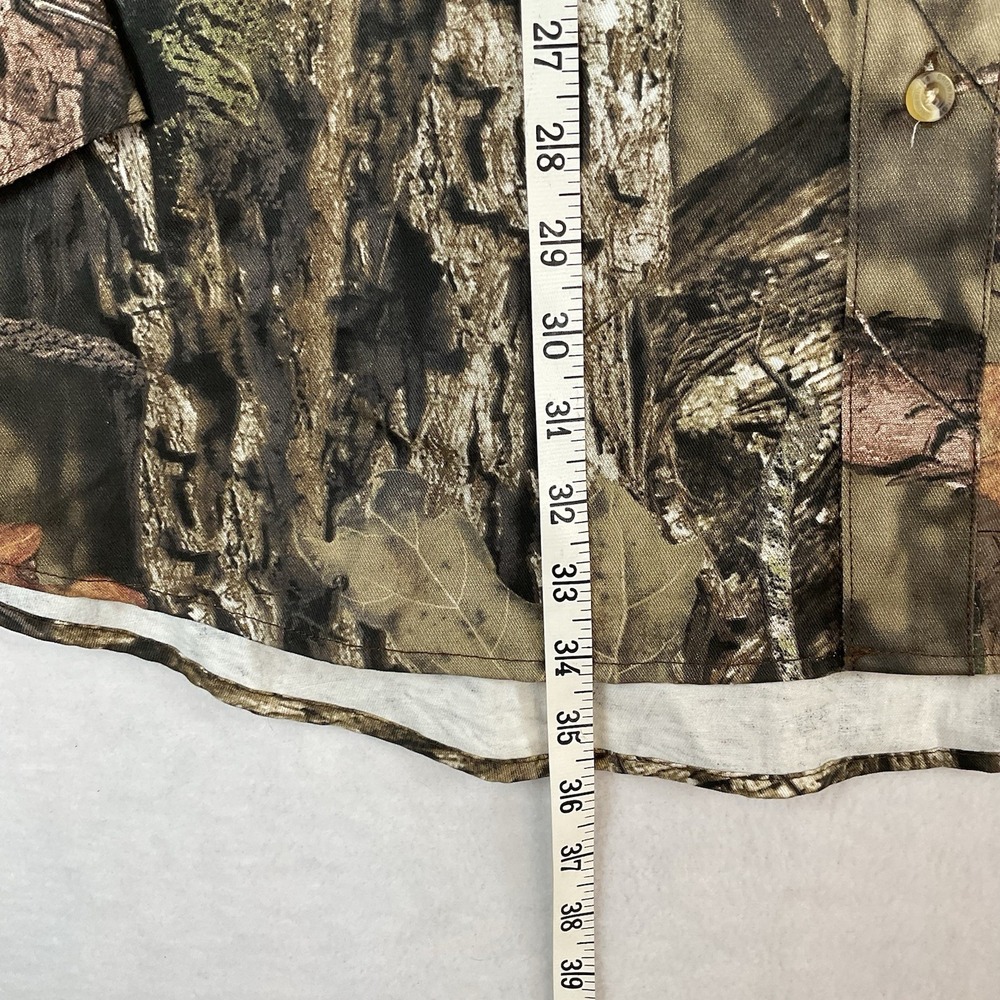 Browning Camouflage Shirt Mens 2XL Long Sleeve Button Down Mossy Oak Break Up - Picture 5 of 12